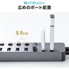 400-HUBA23GM-12 USBハブ USB 5Gbps スイッチ付き サンワダイレクト 06836099