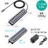 400-HUBA23GM-12 USBハブ USB 5Gbps スイッチ付き サンワダイレクト 06836099