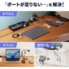 700-TAP093BK 電源タップ モバイルタイプ PD20W対応 サンワダイレクト 06836108