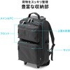 200-BAGCR017BK キャリングバッグ キャリータイプ リュック サンワダイレクト 06836142