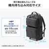 200-BAGCR017BK キャリングバッグ キャリータイプ リュック サンワダイレクト 06836142