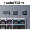 400-SKB082BG キーボード Bluetooth/ワイヤレス サンワダイレクト 06836196