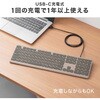 400-SKB082BG キーボード Bluetooth/ワイヤレス サンワダイレクト 06836196
