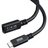 500-USB104-1 USB TypeC延長ケーブル USB 5Gbps PD100W対応 サンワダイレクト 06836212