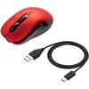 400-MABS224R IRセンサーマウス Bluetooth5.2 静音充電式 サンワダイレクト 06836248