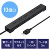 700-TAP086-3BK 電源タップ 雷ガード付き サンワダイレクト 06836327