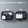 200-BAGIN041CL ガジェットポーチ クリア サンワダイレクト 06836361