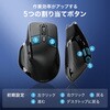 400-MAWB234 ブルーLEDマウス Bluetooth/ワイヤレス 高速スクロール サンワダイレクト 06836379