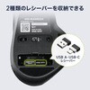 400-MAWB234 ブルーLEDマウス Bluetooth/ワイヤレス 高速スクロール サンワダイレクト 06836379