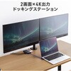 400-HUBCP25BK ドッキングステーション USB TypeC サンワダイレクト 06836388