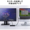 400-HUBCP25BK ドッキングステーション USB TypeC サンワダイレクト 06836388