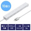 700-TAP086-3W 電源タップ 雷ガード付き サンワダイレクト 06836422