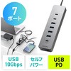 400-HUBCP60GM USBハブ USB TypeC サンワダイレクト 06836467