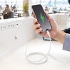 500-USB108W USB TypeCケーブル データブロッカーアダプタ付き PD60W対応 サンワダイレクト 06836501
