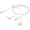 500-USB108W USB TypeCケーブル データブロッカーアダプタ付き PD60W対応 サンワダイレクト 06836501
