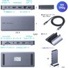 400-VGA025 ドッキングステーション USB TypeC サンワダイレクト 06836510