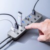 400-HUBA32GM-12 USBハブ USB 5Gbps スイッチ付き サンワダイレクト 06836537