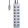 400-HUBA32GM-12 USBハブ USB 5Gbps スイッチ付き サンワダイレクト 06836537