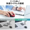 400-MAWBS226BK IRセンサーマウス Bluetooth/ワイヤレス 静音 サンワダイレクト 06836598