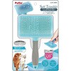 W26850 SelfTrimmer プッシュ掃除式 肌に優しいスリッカーブラシ Petio 06838278