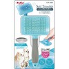 W26849 SelfTrimmer プッシュ掃除式 肌に優しいスリッカーブラシ Petio 06838296