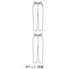 MB006-83-M パンツ 兼用 総ゴム ネイビー 住商モンブラン 06839258
