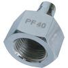 PF40-Steel プラグカプラー (オネジ取付用) SUN RISE 06847267
