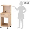 BS-MIDR 木製床頭台 BS-MIDシリーズ アズワン 06854351