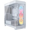 CC-9011317-WW PCケース [ATX /Micro ATX /Extended ATX /Mini-ITX] FRAME 4500X LX-R RGB iCUE LINK Panoramic Glass ホワイト CORSAIR 06854482
