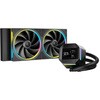 R-LM240-BKDMMC-1 水冷CPUクーラー 120mmファンx2 [LGA1851/1700/1200/1155/1151/1150・AM5/AM4] LM240 ブラック R-LM240-BKDMMC-1 DEEPCOOL 06854536