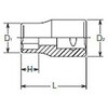 3400AZ-11/16 Z-EAL 3/8"(9.5mm)SQ. 6角ソケット Ko-ken(コーケン/山下工業研究所) 06859750
