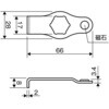 AOA-17GL オフセットアダプター17mm専用ギヤロック ANEX 06865289