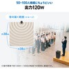 400-SP130 拡声器スピーカー ワイヤレス ワイヤレスマイク付き サンワダイレクト 06866829