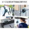 FAN-USB2BK 扇風機 USB TypeC 半固体電池内蔵 サンワサプライ 06875947