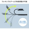 CAR-HLD15BK 車載ホルダー スマートフォン用 MagSafe取付け サンワサプライ 06875956