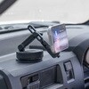 200-CAR130 車載ホルダー Magsafe対応 真空吸盤・ヒンジ調整 サンワダイレクト 06875972