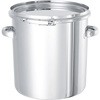 ステンレスタンク テーパー付レバーバンド式密閉タンク(フタ付) MONOVATE(日東金属工業)
