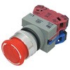 AVW311R Φ22 TWシリーズ 押ボタンスイッチ 中形ブッシュロックターンリセット IDEC(和泉電気) 06916935
