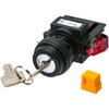 Φ22 HW1K形 鍵付セレクタスイッチ ディスクタンブラータイプ IDEC(和泉電気)
