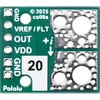 POLOLU-5230 ACS37030 電流センサコンパクトモジュール(ー20～+20A/3.3V) Pololu 06928158