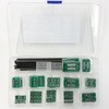 AB-DIPADP-60PCS-SET IC DIP化基板60pcs+ピンヘッダ10本セット(基板12種類入り) Asian Brand 06928876