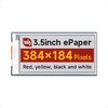 WAVESHARE-31481 3.5インチ 384×184 e-Paperディスプレイ WAVESHARE 06935736