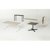 87ANAE MES2 Livesミーティングテーブル 4本丸脚片側キャスター/矩形 750×750×720 オカムラ(岡村製作所) 06949419
