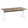 87AHAM MET2 Livesミーティングテーブル T字脚天板フラップ/矩形 1800×900×720 オカムラ(岡村製作所) 06967366