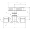 IBV-8-SWI-SS-BA ボールバルブ 5MPa 接液接ガス部禁油処理品 Inter-Valve 06973850