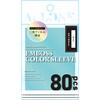 ALG-CSMNNESSB8 カードスリーブミニ62x89mm80枚入透かし防止エンボス スカイブルー ALLONE 06974017