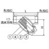 SVY-32 SVY型 ステンレス Y型ストレーナー SCS14A(SUS316相当) 300PSi フジトク 06986800