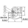 SVC2-20 SVC2型 ステンレス スイングチャッキバルブ SCS13A(SUS304相当) 200PSi フジトク 06987439