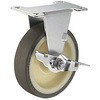 315ER-UR125 Eシリーズオールステンレス固定SP付ウレタン車125mm ハンマーキャスター 06998382