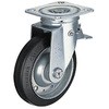 Sシリーズ方向規制自在ゴムB車150mm ハンマーキャスター